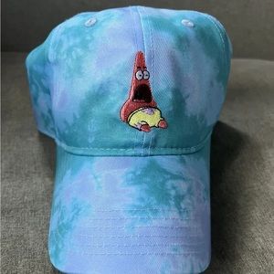 Nickelodeon Tie-Dye SpongeBob SquarePants Baseball Hat - Blue One Size